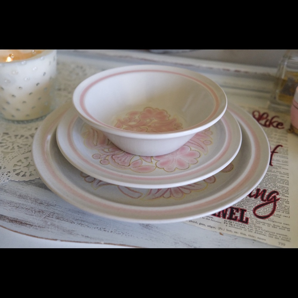 Noritake Primark love bird dish set